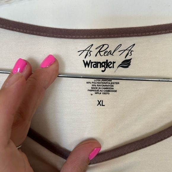 Ladies wrangler extra large 3/4 sleeve stretchy fishing hunting missing shirt - Picture 5 of 7